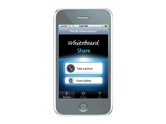 Whiteboard Share iPhone app