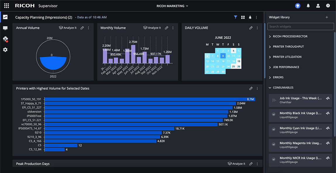 RICOH Supervisor UI image